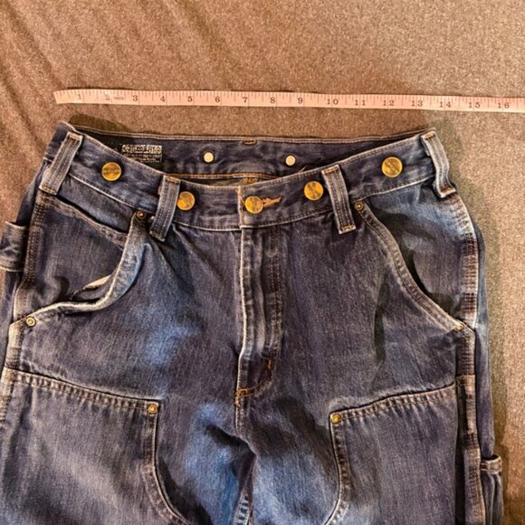 Carhartt Relaxed Fit Denim Carpenter Jeans Size 30x30 Menswear Blue Workwear - Picture 10 of 14